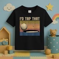 I’d Tap That Funny Golf Toddler T-Shirt thumb 3
