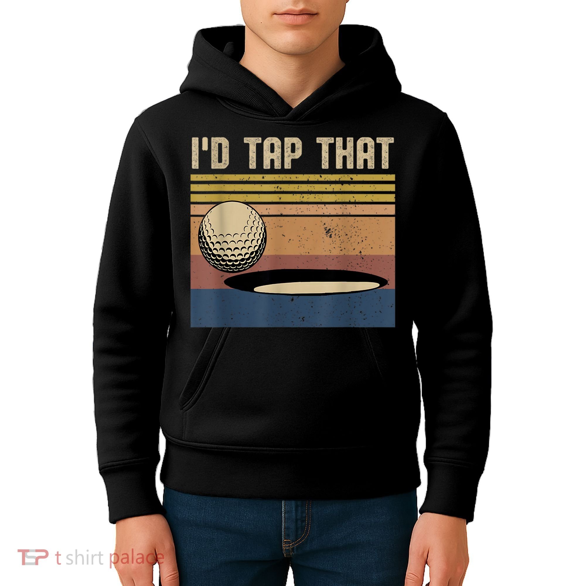 I’d Tap That Funny Golf Kids Hoodie