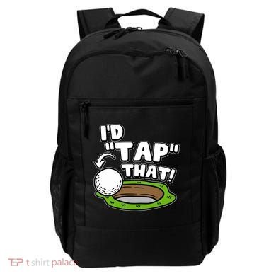 Id Tap That Funny Golf Lover Backpack
