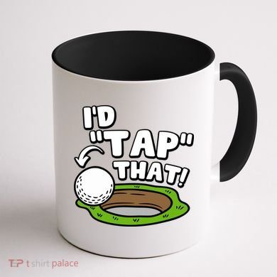 Id Tap That Funny Golf Lover Coffee Mug back