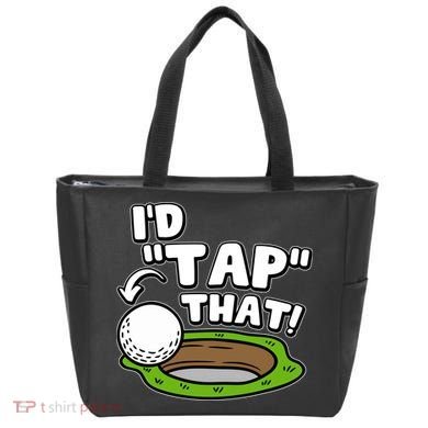 Id Tap That Funny Golf Lover Tote Bag