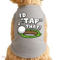 Id Tap That Funny Golf Lover Doggie Tank thumb 0