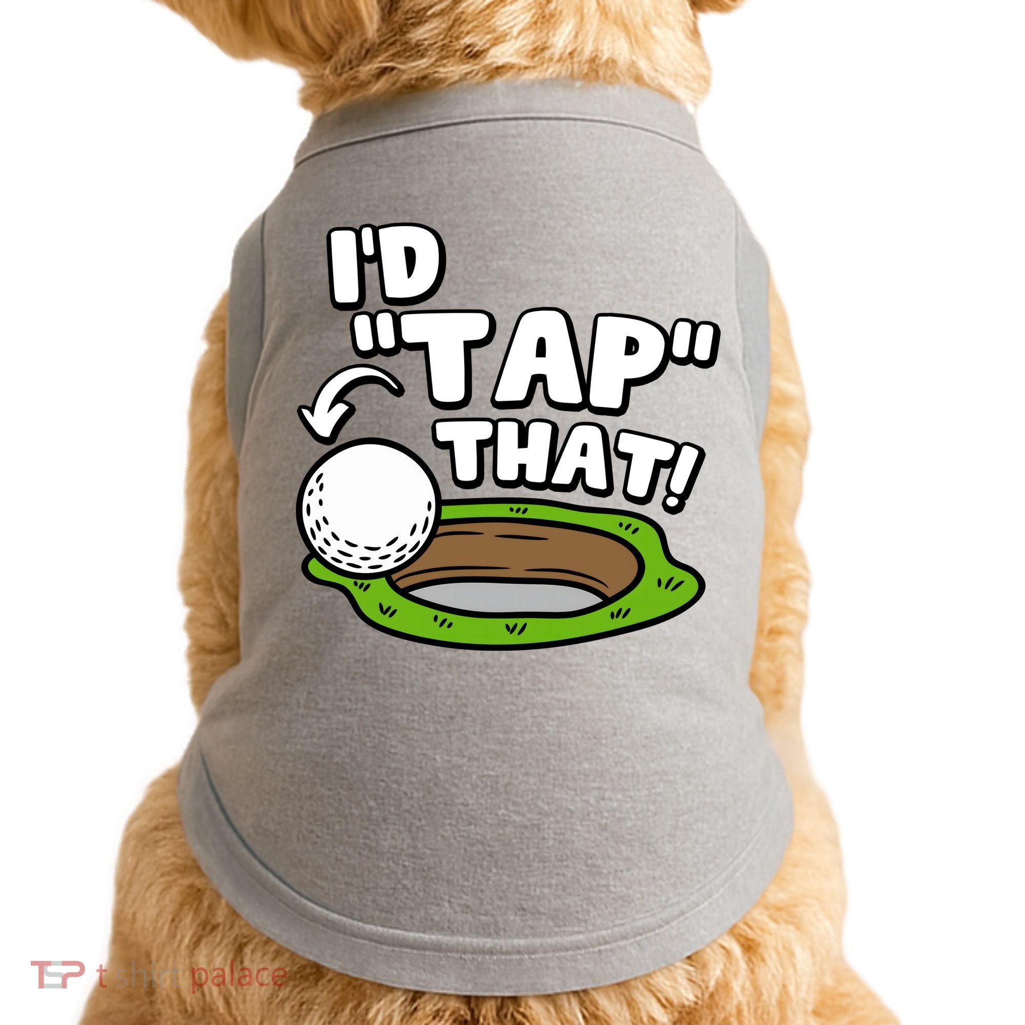 Id Tap That Funny Golf Lover Doggie Tank