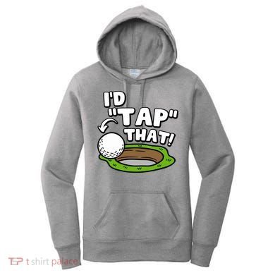Id Tap That Funny Golf Lover Women's Hoodie