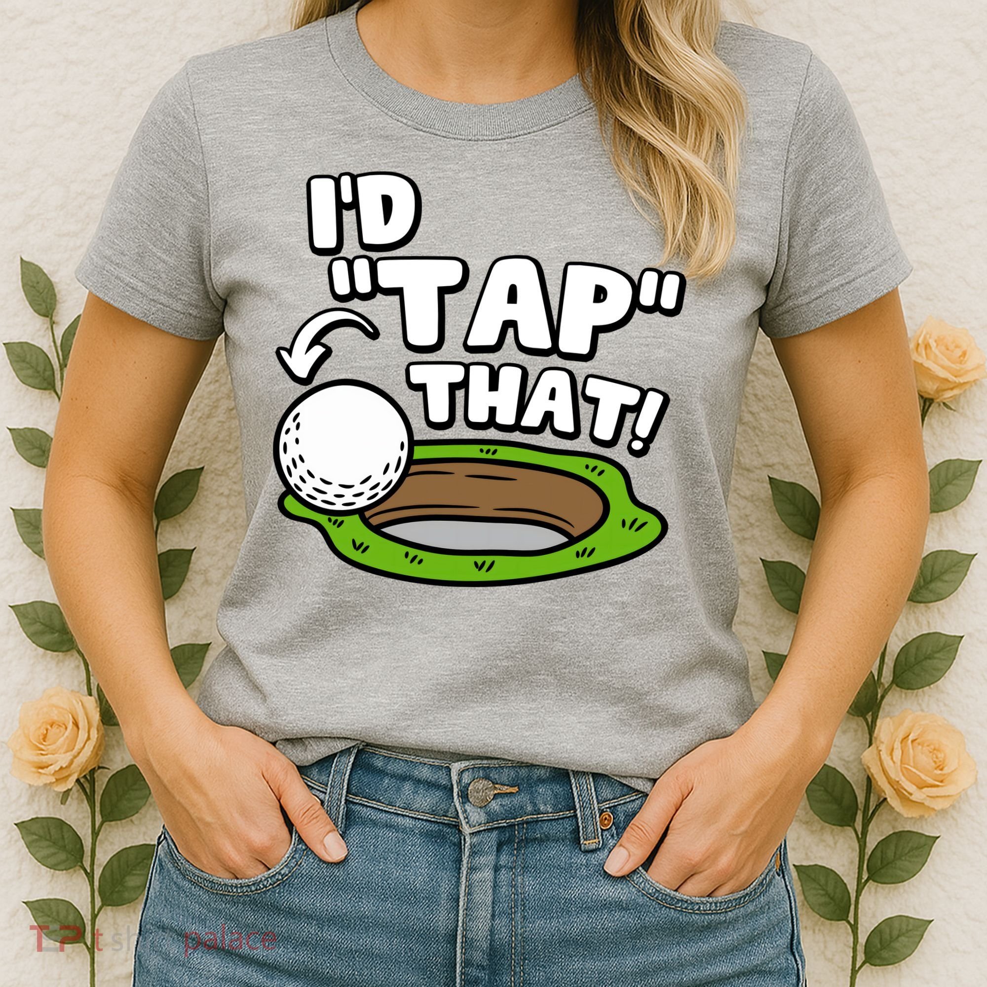 Id Tap That Funny Golf Lover Women's T-Shirt