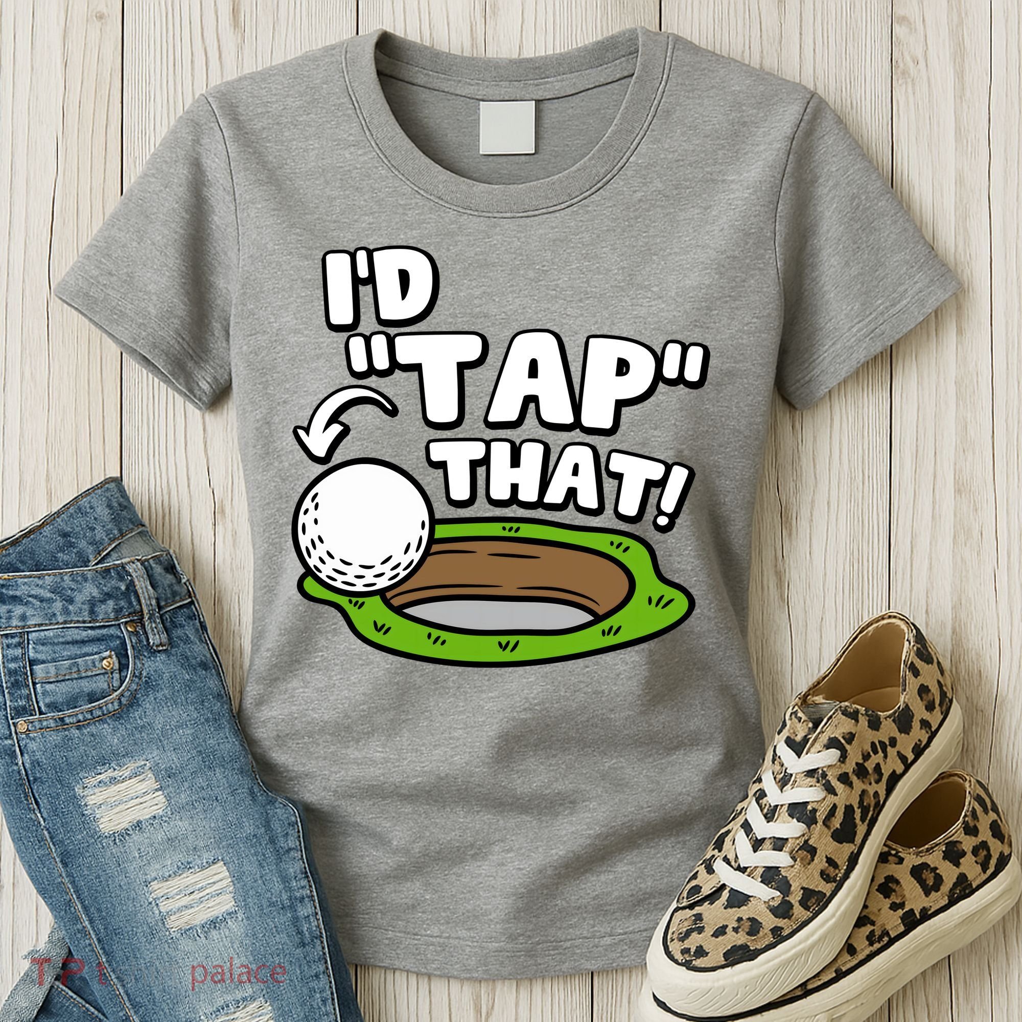Id Tap That Funny Golf Lover Women's T-Shirt