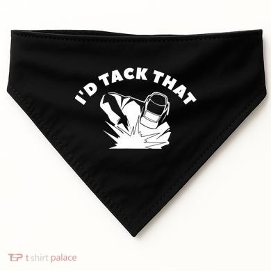 I'd Tack That Metal Worker Welder Welding USA-Made Doggie Bandana