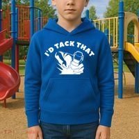 I'd Tack That Metal Worker Welder Welding Kids Hoodie thumb 2