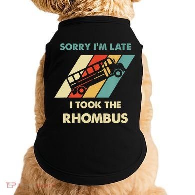 I Took The Rhombus Funny Math Nerd Funny Math Gift Doggie Tank
