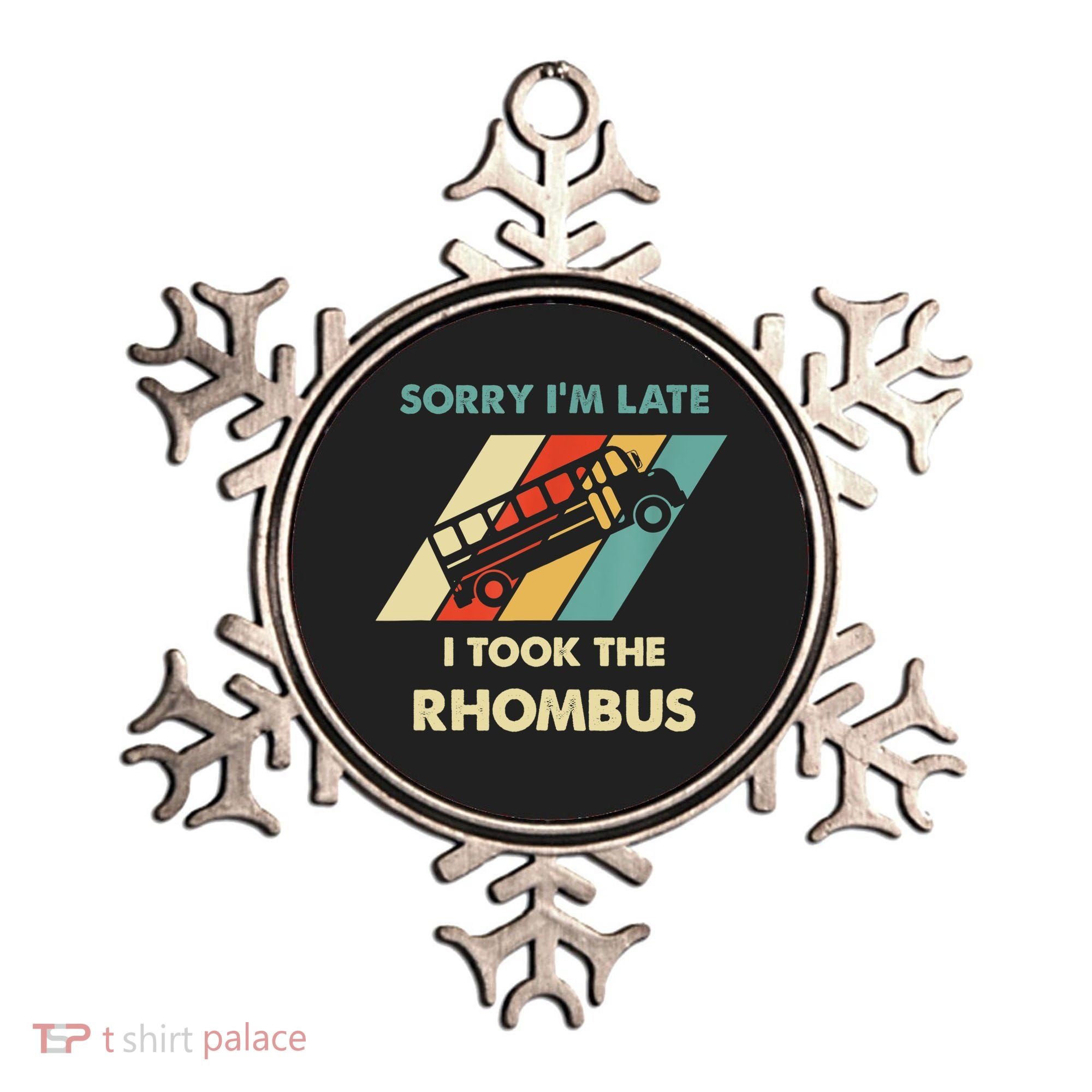 I Took The Rhombus Funny Math Nerd Funny Math Gift Ornament