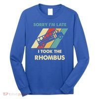 I Took The Rhombus Funny Math Nerd Funny Math Gift Long Sleeve Shirt thumb 0