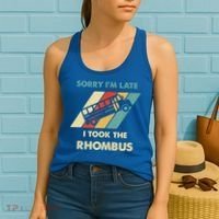 I Took The Rhombus Funny Math Nerd Funny Math Gift Women's Tank Top thumb 2