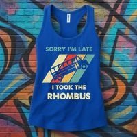 I Took The Rhombus Funny Math Nerd Funny Math Gift Women's Tank Top thumb 3