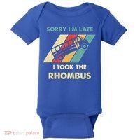 I Took The Rhombus Funny Math Nerd Funny Math Gift Baby Bodysuit thumb 0