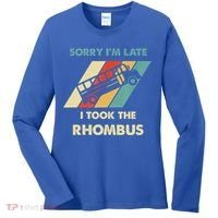 I Took The Rhombus Funny Math Nerd Funny Math Gift Women's Long Sleeve Shirt thumb 0