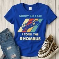 I Took The Rhombus Funny Math Nerd Funny Math Gift Women's T-Shirt thumb 3