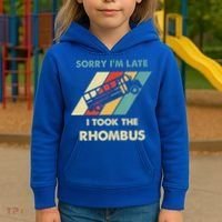 I Took The Rhombus Funny Math Nerd Funny Math Gift Kids Hoodie thumb 3