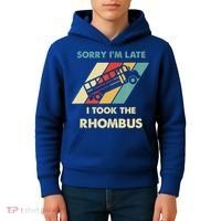 I Took The Rhombus Funny Math Nerd Funny Math Gift Kids Hoodie thumb 4