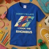 I Took The Rhombus Funny Math Nerd Funny Math Gift Kids T-Shirt thumb 3