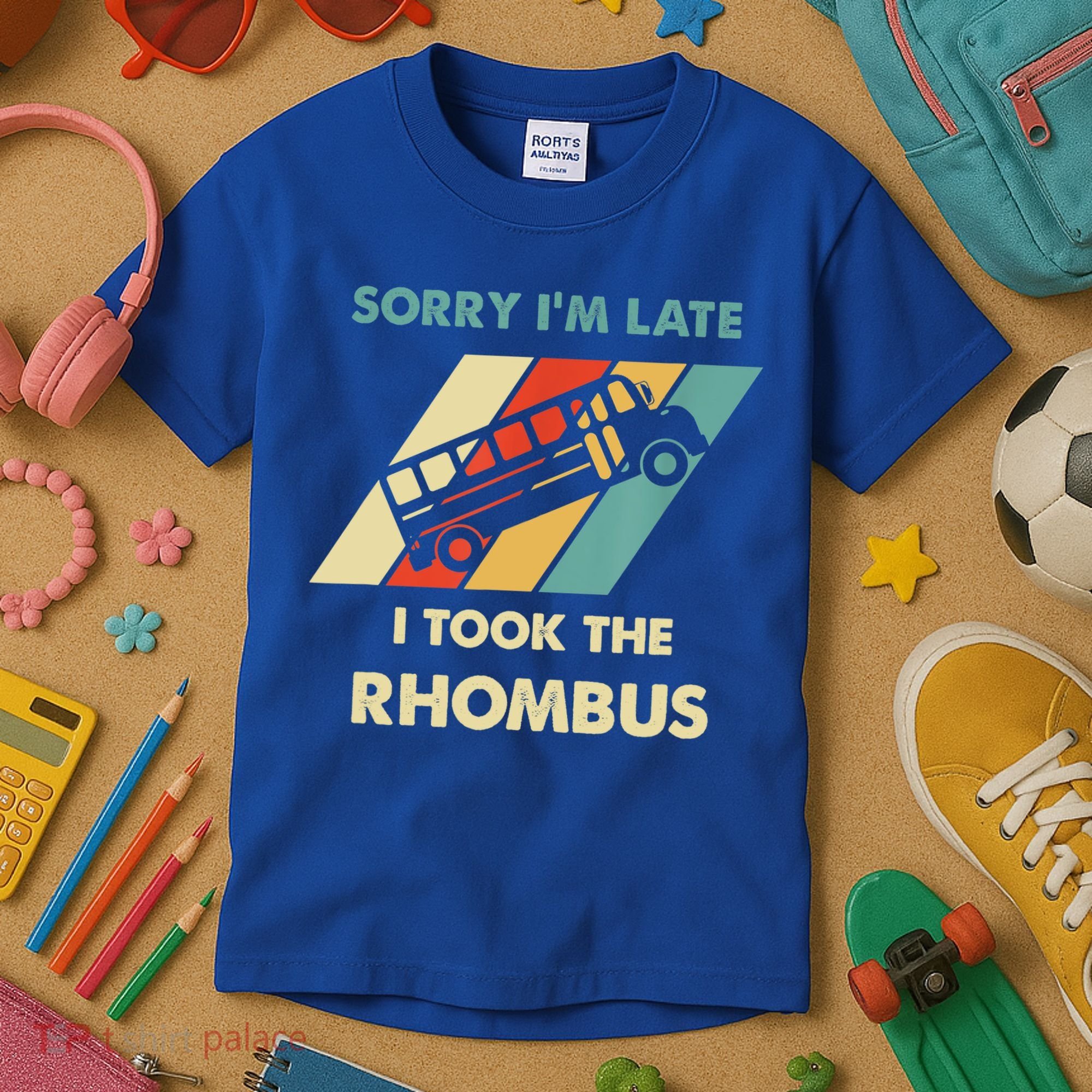 I Took The Rhombus Funny Math Nerd Funny Math Gift Kids T-Shirt