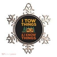 I Tow Things And I Know Things Fathers Day Ornament thumb 0