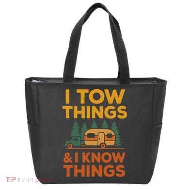 I Tow Things And I Know Things Fathers Day Tote Bag