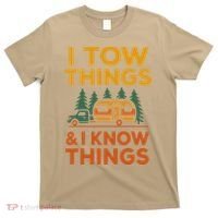 I Tow Things And I Know Things Fathers Day T-Shirt thumb 0