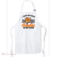 I Teach The Cutest Pumpkins Retro Teacher Halloween Apron thumb 0
