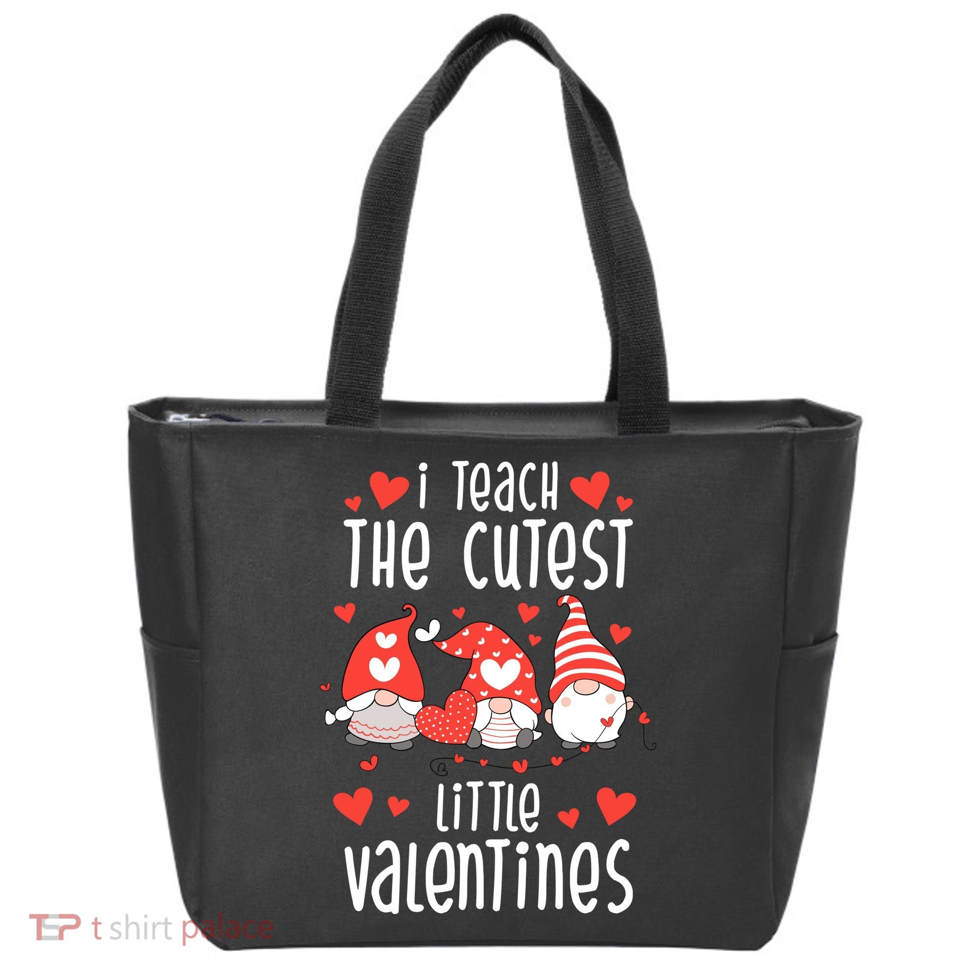 I Teach The Cutest Little Valentines Teacher Tote Bag