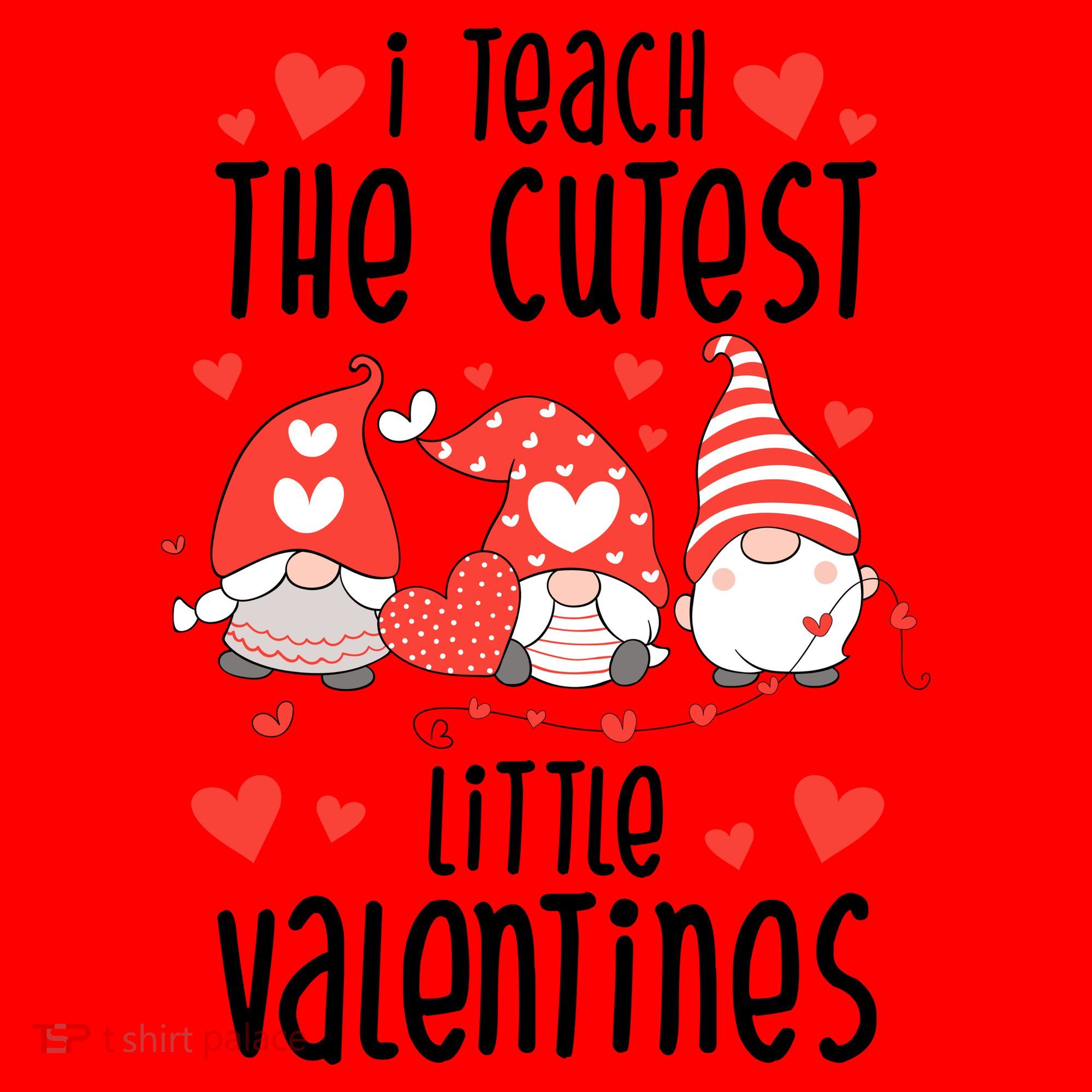 I Teach The Cutest Little Valentines Teacher Santa Hat