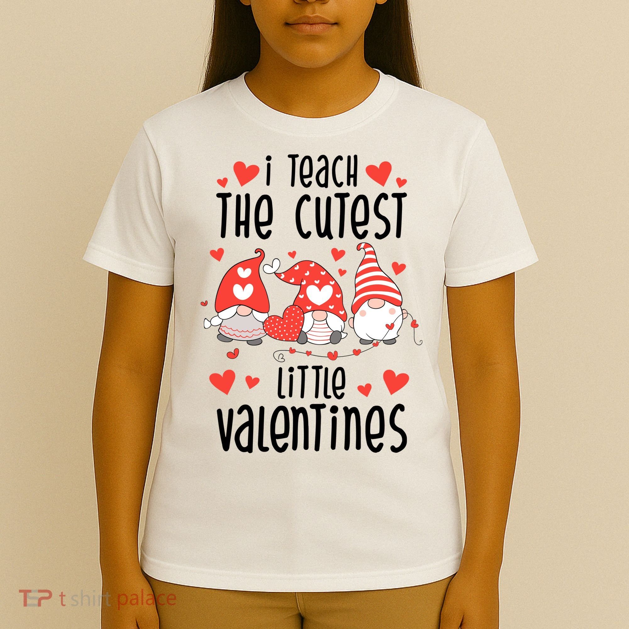 I Teach The Cutest Little Valentines Teacher T-Shirt