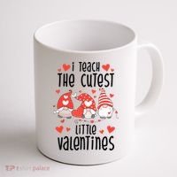 I Teach The Cutest Little Valentines Teacher Coffee Mug thumb 1