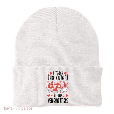 I Teach The Cutest Little Valentines Teacher Beanie