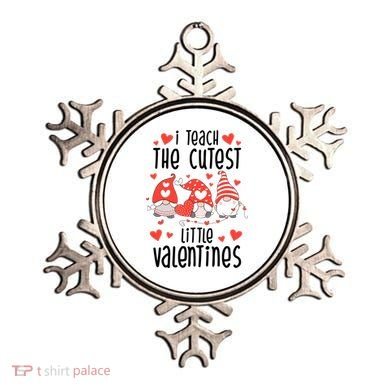 I Teach The Cutest Little Valentines Teacher Ornament