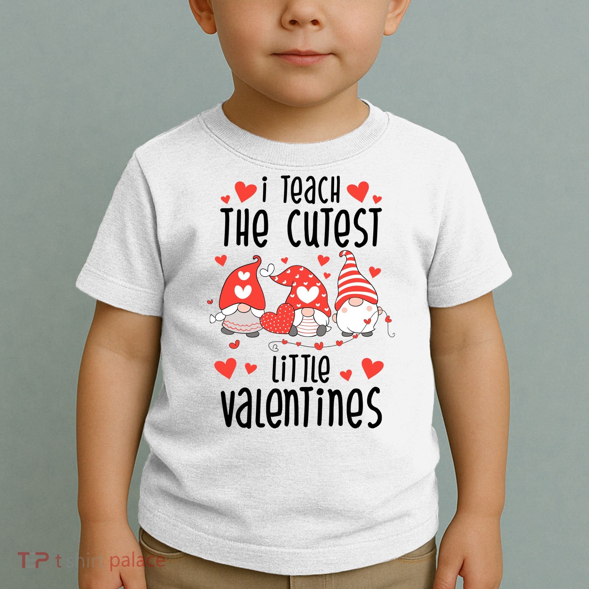 I Teach The Cutest Little Valentines Teacher Toddler T-Shirt