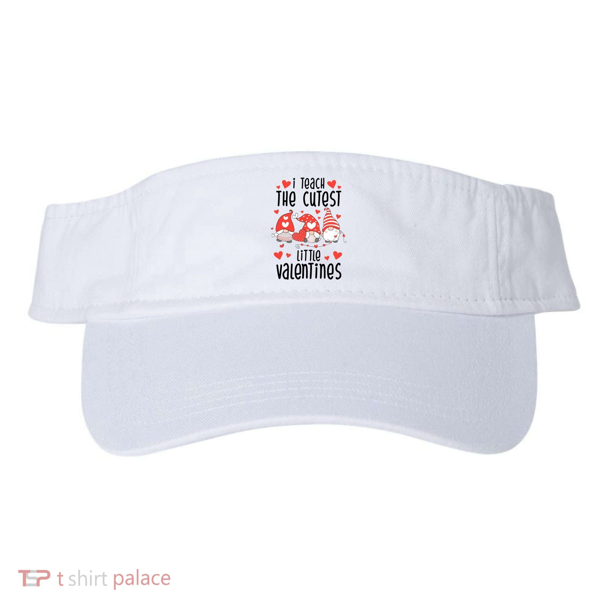 I Teach The Cutest Little Valentines Teacher Visor