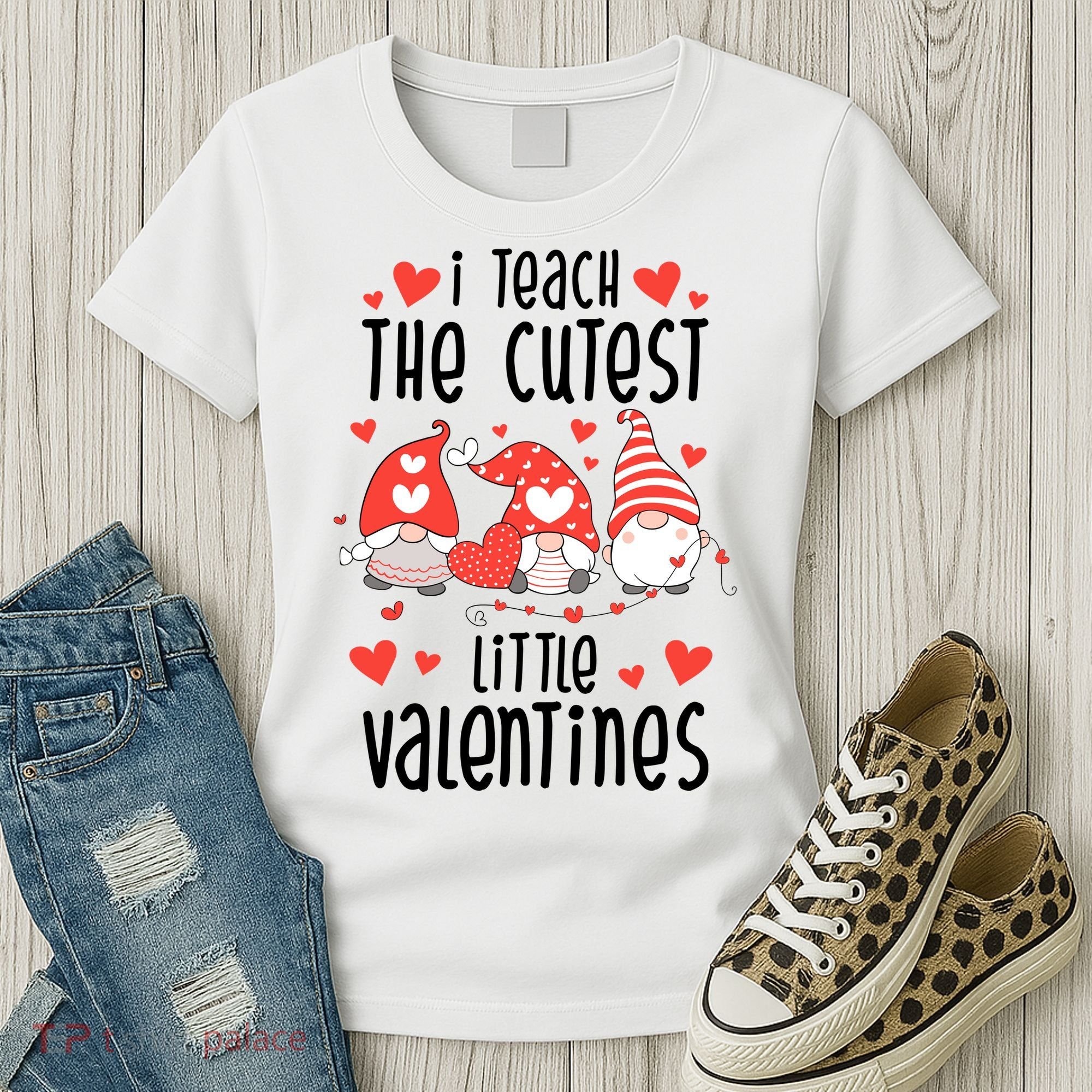 I Teach The Cutest Little Valentines Teacher Women's T-Shirt