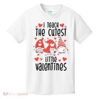 I Teach The Cutest Little Valentines Teacher Kids T-Shirt thumb 0