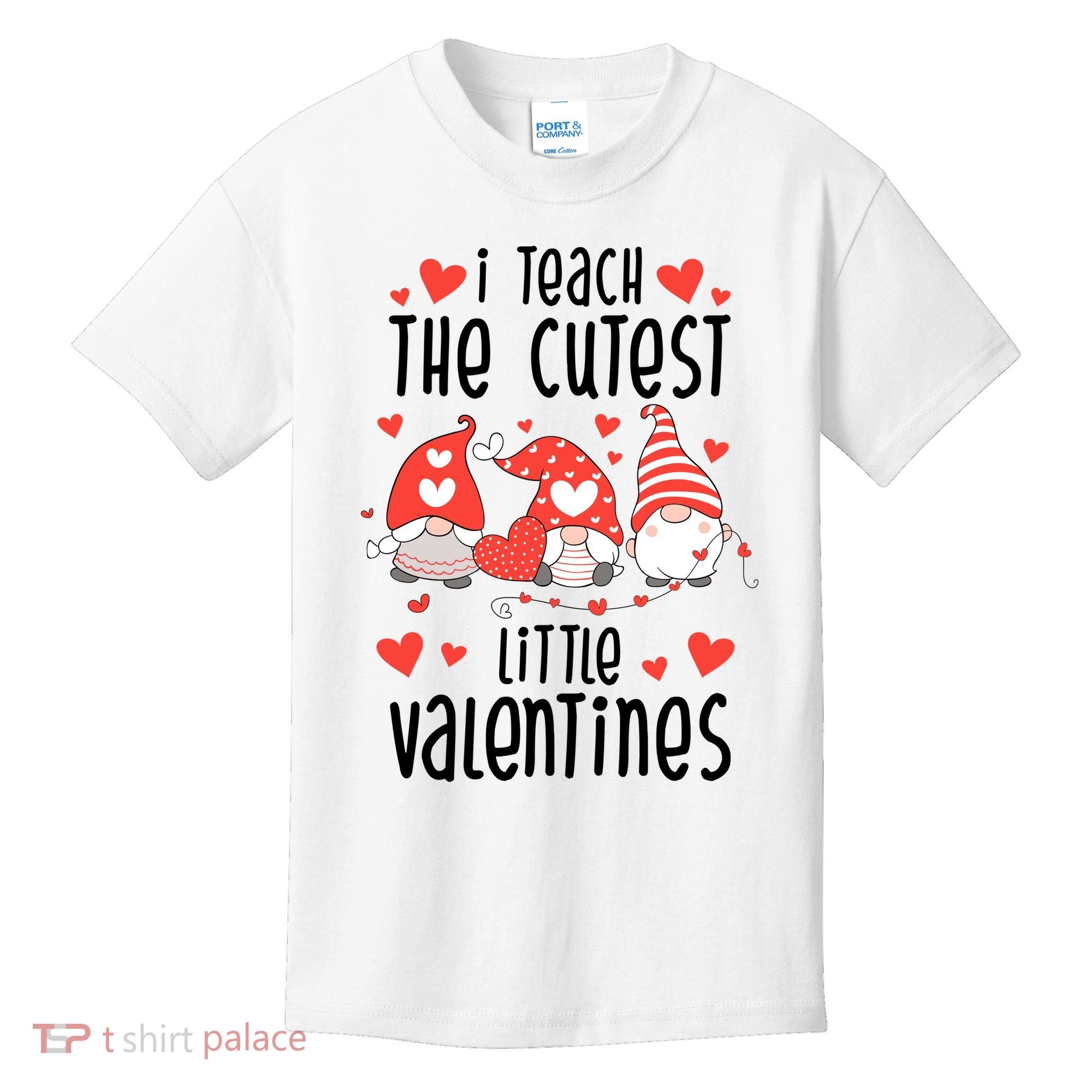 I Teach The Cutest Little Valentines Teacher Kids T-Shirt