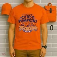 I Teach The Cutest Pumpkins In The Patch T-Shirt thumb 6