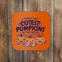 I Teach The Cutest Pumpkins In The Patch Coaster thumb 0
