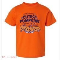I Teach The Cutest Pumpkins In The Patch Toddler T-Shirt thumb 0