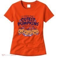 I Teach The Cutest Pumpkins In The Patch Women's T-Shirt thumb 0
