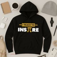 I Teach To Inspire Funny Math Teacher Mathematics Pi Day Gift Hoodie thumb 3