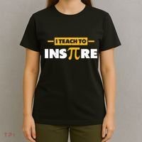 I Teach To Inspire Funny Math Teacher Mathematics Pi Day Gift T-Shirt thumb 4
