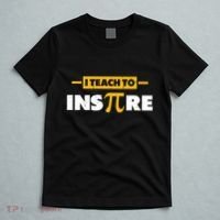 I Teach To Inspire Funny Math Teacher Mathematics Pi Day Gift T-Shirt thumb 5