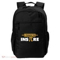 I Teach To Inspire Funny Math Teacher Mathematics Pi Day Gift Backpack thumb 0