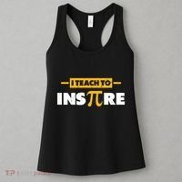 I Teach To Inspire Funny Math Teacher Mathematics Pi Day Gift Women's Tank Top thumb 3