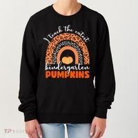 I Teach The Cutest Kindergarten Pumpkins Women's Sweatshirt thumb 0