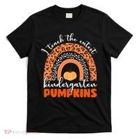 I Teach The Cutest Kindergarten Pumpkins T-Shirt thumb 0